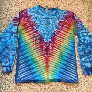 Long Sleeve Tie-Dye Shirt